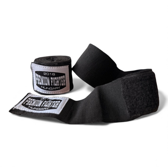 Premium Fighter - Bandázs 3.5m FEKETE